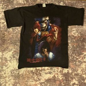 Black T shirt medium men with death note on it